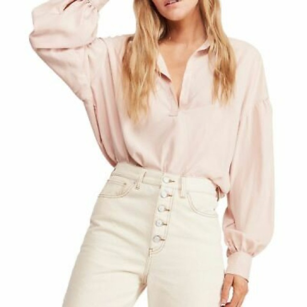 Free People Love Until Tomorrow Poet Blouse